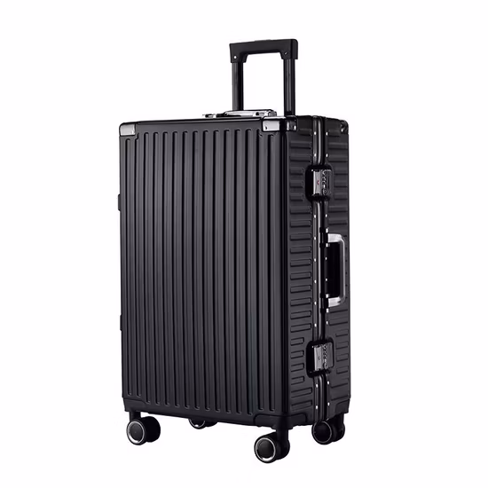 26 인치 경량 합금 당김 막대 ABS PC 폴리 카보네이트 여행 트롤리 케이스 스피너 바퀴가있는 가방 트렁크 수하물