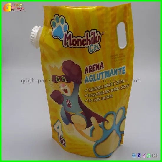 China 8/10/12/15kg Cat Litter/Dog/Heavy-Duty Pets Food Grade Nylon Plastic Zipper Bags Price for Packing/Package/Food Packaging/Ziplock/Zip Lock/Biodegradable