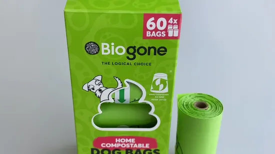 Customized Biodegradable Cornstarch Dog Poo Pet Poop Bags