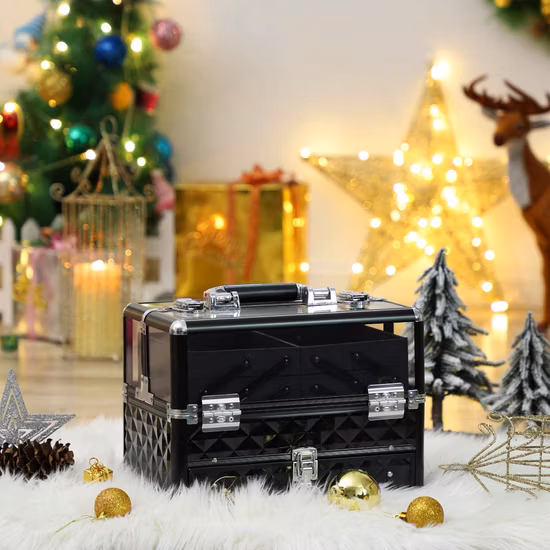 투명 아크릴 메이크업 뷰티 허영 주최자 전문 화장품 케이스